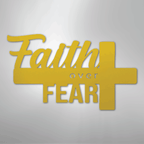 Faith Over Fear Cross Steel Metal Sign Wall ArtCustomly Gifts