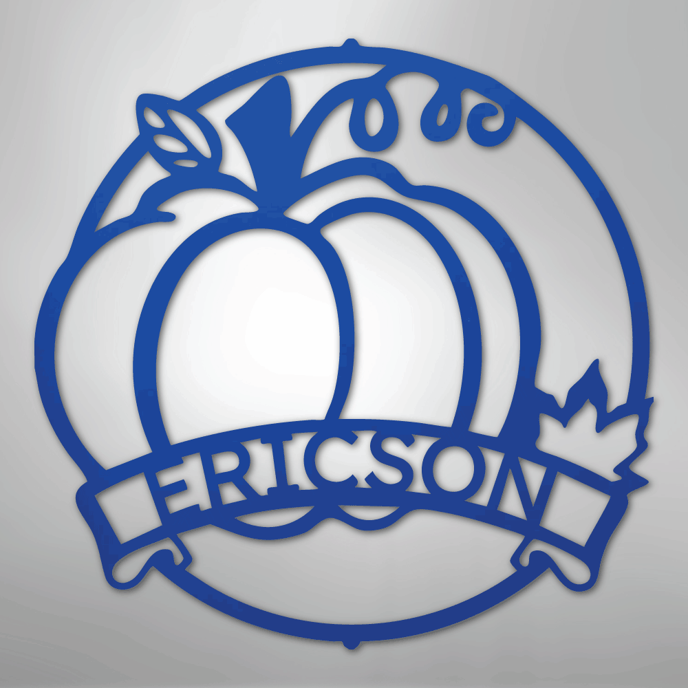 Fall Harvest Personalized Steel Metal Sign Wall ArtCustomly Gifts