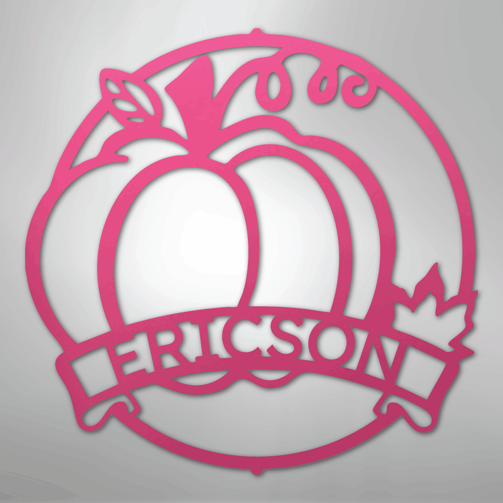 Fall Harvest Personalized Steel Metal Sign Wall ArtCustomly Gifts