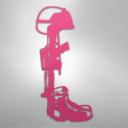 Fallen Soldier Memorial - Steel Metal Sign Wall ArtCustomly Gifts