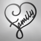 Family Love - Steel Metal Sign Wall ArtCustomly Gifts