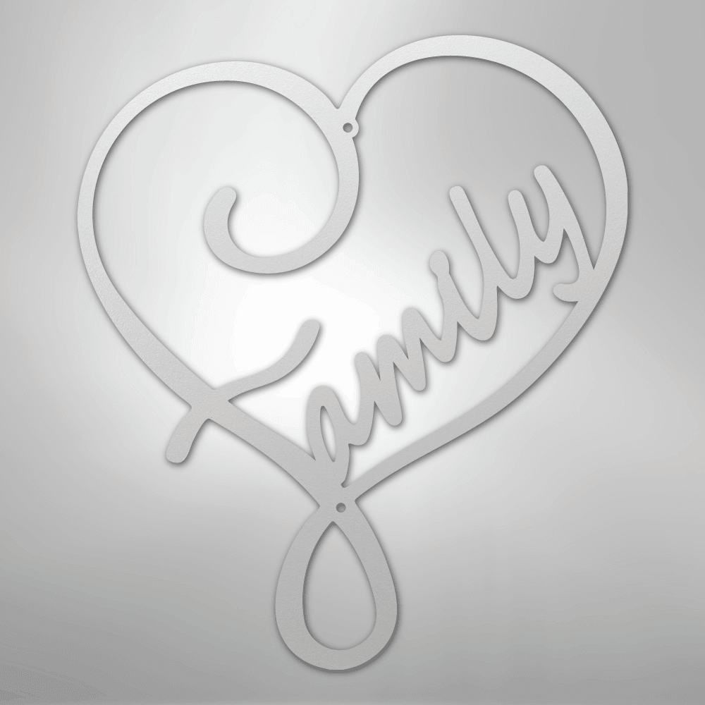 Family Love - Steel Metal Sign Wall ArtCustomly Gifts