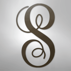 Fancy Initial Monogram Steel Metal Sign Wall ArtCustomly Gifts