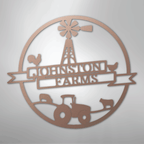 Farm Banner Personalized Steel Metal Sign Wall ArtCustomly Gifts