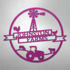 Farm Banner Personalized Steel Metal Sign Wall ArtCustomly Gifts