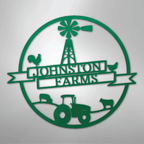 Farm Banner Personalized Steel Metal Sign Wall ArtCustomly Gifts