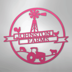 Farm Banner Personalized Steel Metal Sign Wall ArtCustomly Gifts