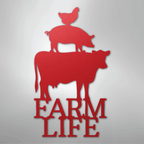 Farm Life Animals Chicken Pig Cow - Steel Metal Sign Wall ArtCustomly Gifts