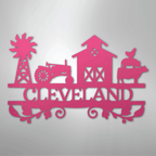 Farm Life Personalized Steel Metal Sign Wall ArtCustomly Gifts