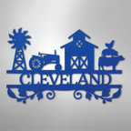 Farm Life Personalized Steel Metal Sign Wall ArtCustomly Gifts