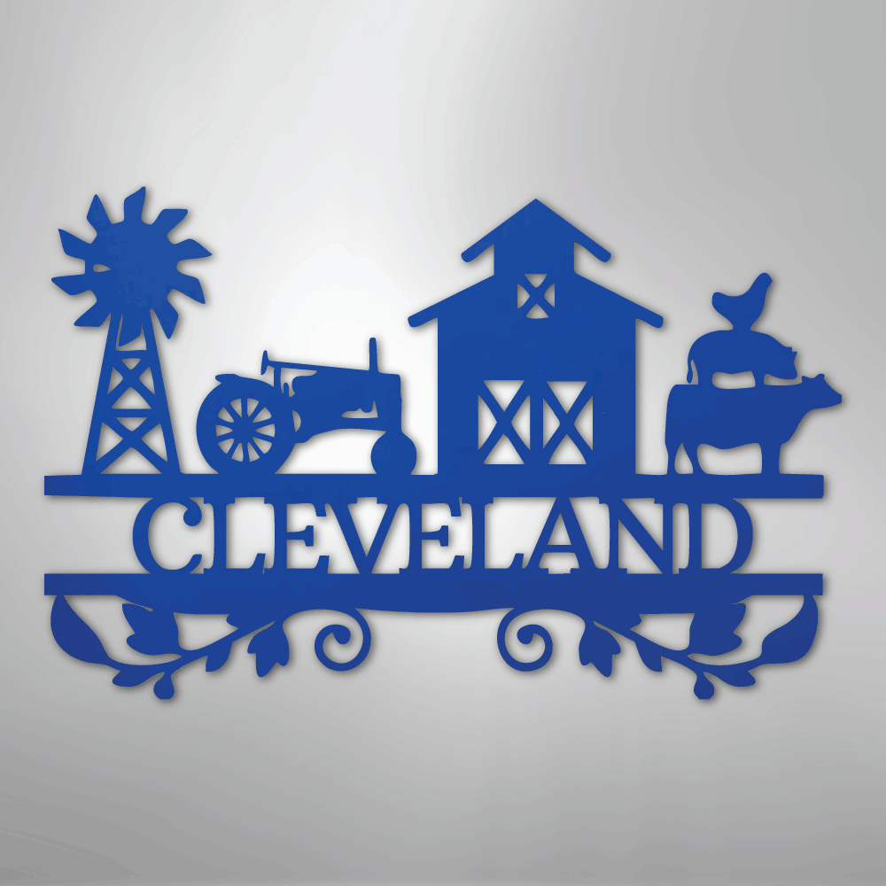 Farm Life Personalized Steel Metal Sign Wall ArtCustomly Gifts