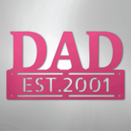 Father's Day Dad Personalized Steel Metal Sign Wall ArtCustomly Gifts