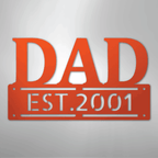 Father's Day Dad Personalized Steel Metal Sign Wall ArtCustomly Gifts