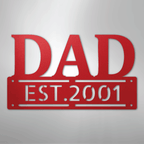Father's Day Dad Personalized Steel Metal Sign Wall ArtCustomly Gifts