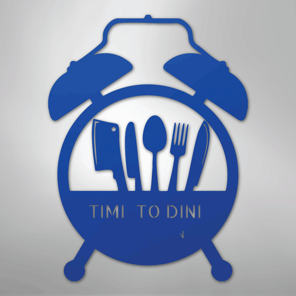 Food Time Personalized Steel Metal Sign Wall ArtCustomly Gifts