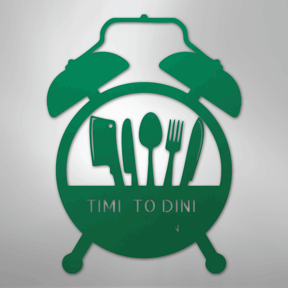 Food Time Personalized Steel Metal Sign Wall ArtCustomly Gifts
