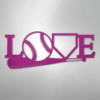 For The Love Of The Game Baseball Steel Metal Sign Wall ArtCustomly Gifts