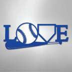 For The Love Of The Game Baseball Steel Metal Sign Wall ArtCustomly Gifts