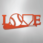 For The Love Of The Game Baseball Steel Metal Sign Wall ArtCustomly Gifts