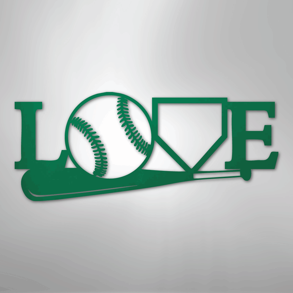 For The Love Of The Game Baseball Steel Metal Sign Wall ArtCustomly Gifts