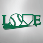 For The Love Of The Game Baseball Steel Metal Sign Wall ArtCustomly Gifts