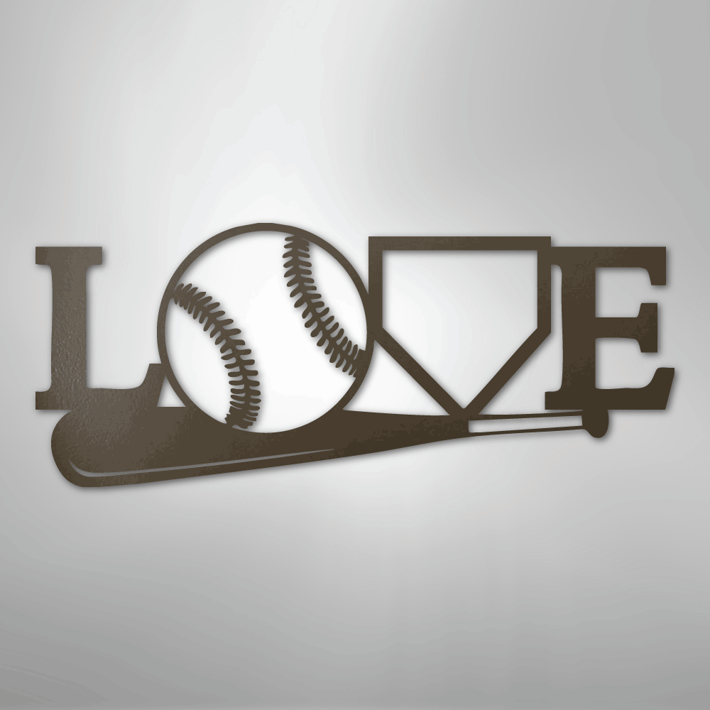 For The Love Of The Game Baseball Steel Metal Sign Wall ArtCustomly Gifts