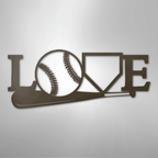 For The Love Of The Game Baseball Steel Metal Sign Wall ArtCustomly Gifts
