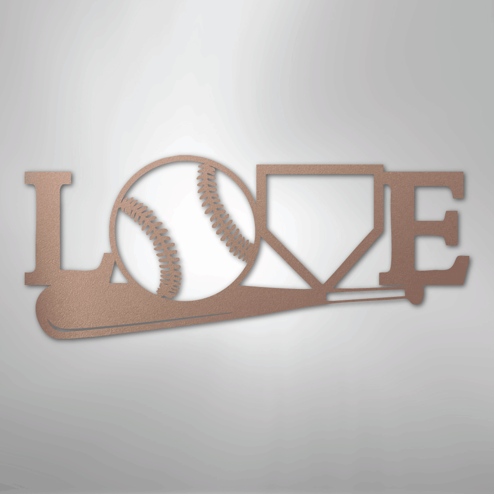 For The Love Of The Game Baseball Steel Metal Sign Wall ArtCustomly Gifts