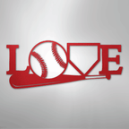 For The Love Of The Game Baseball Steel Metal Sign Wall ArtCustomly Gifts