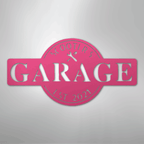 Garage Monogram Personalized Steel Metal Sign Wall ArtCustomly Gifts