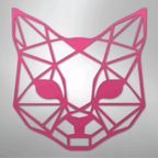 Geometric Cat - Steel Metal Sign Wall ArtCustomly Gifts