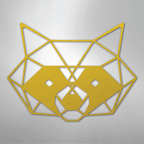 Geometric Raccoon - Steel Metal Sign Wall ArtCustomly Gifts