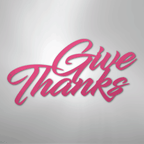 Give Thanks - Steel Metal Sign Wall ArtCustomly Gifts