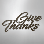 Give Thanks - Steel Metal Sign Wall ArtCustomly Gifts