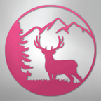 Graceful Deer - Steel Metal Sign Wall ArtCustomly Gifts