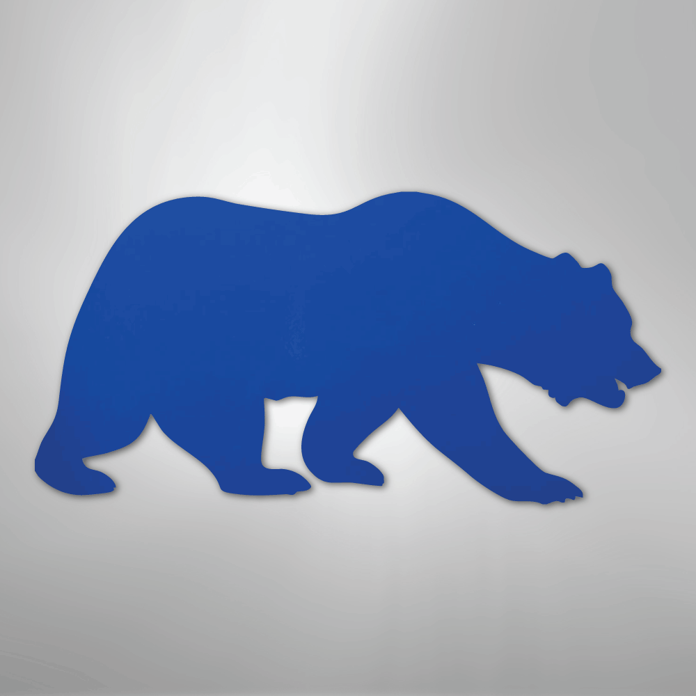 Grizzly Bear - Steel Metal Sign Wall ArtCustomly Gifts