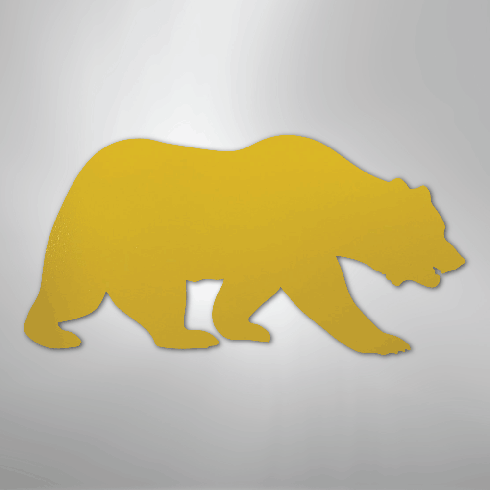 Grizzly Bear - Steel Metal Sign Wall ArtCustomly Gifts