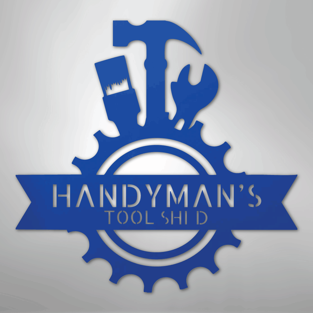 Handyman Shop Personalized Steel Metal Sign Wall ArtCustomly Gifts