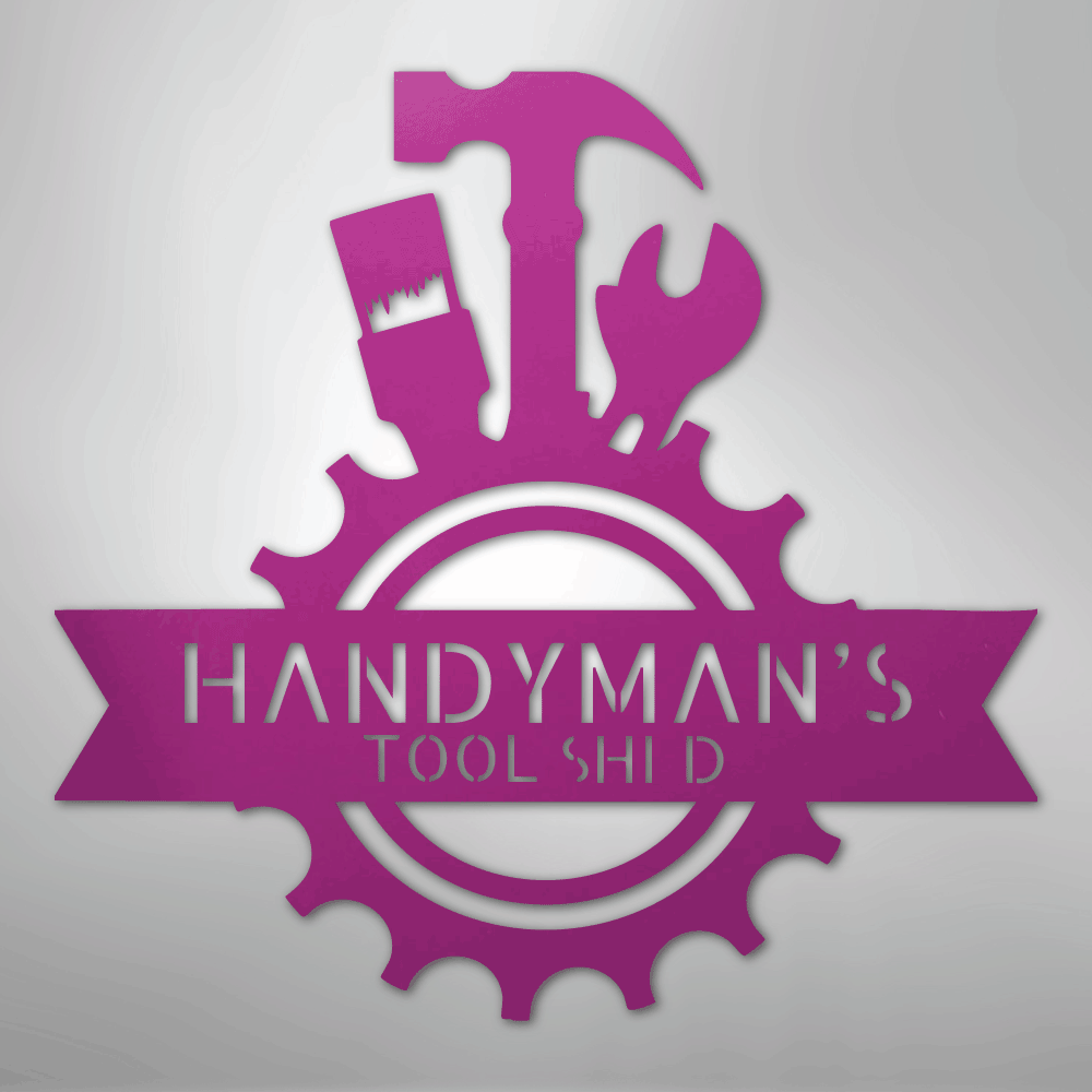 Handyman Shop Personalized Steel Metal Sign Wall ArtCustomly Gifts