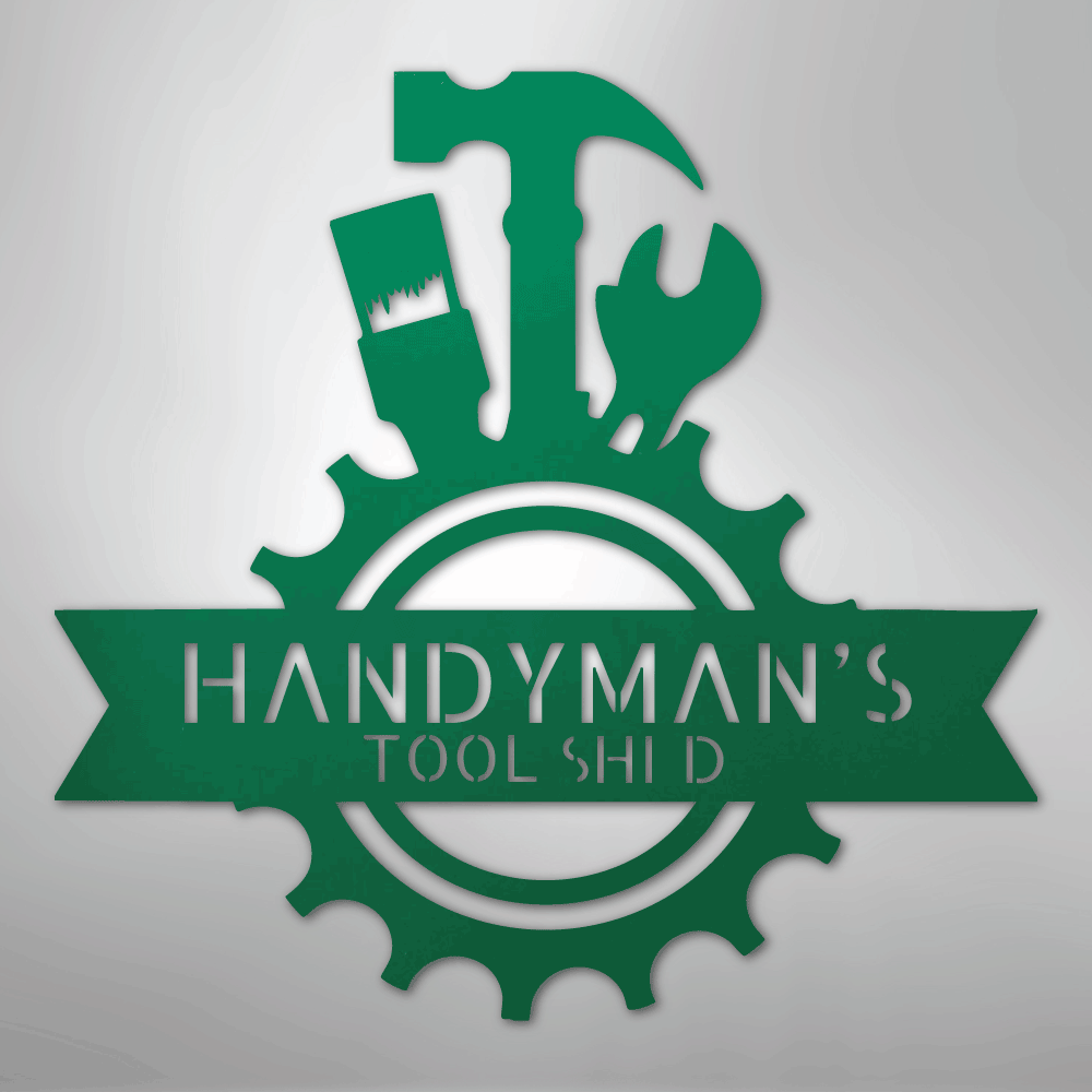 Handyman Shop Personalized Steel Metal Sign Wall ArtCustomly Gifts