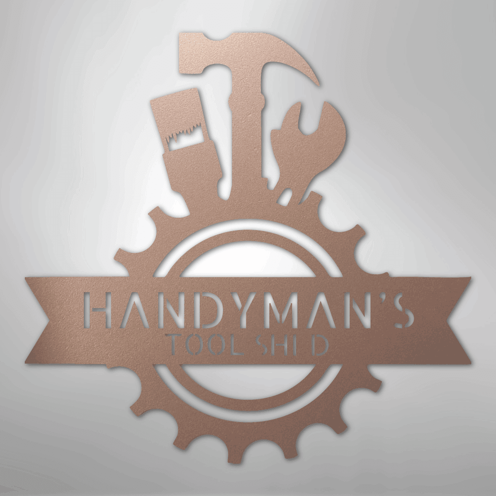 Handyman Shop Personalized Steel Metal Sign Wall ArtCustomly Gifts