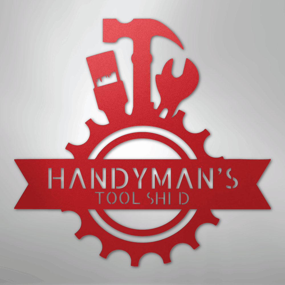 Handyman Shop Personalized Steel Metal Sign Wall ArtCustomly Gifts