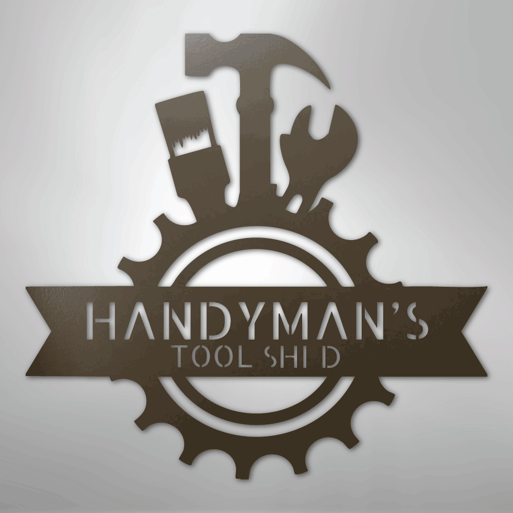 Handyman Shop Personalized Steel Metal Sign Wall ArtCustomly Gifts