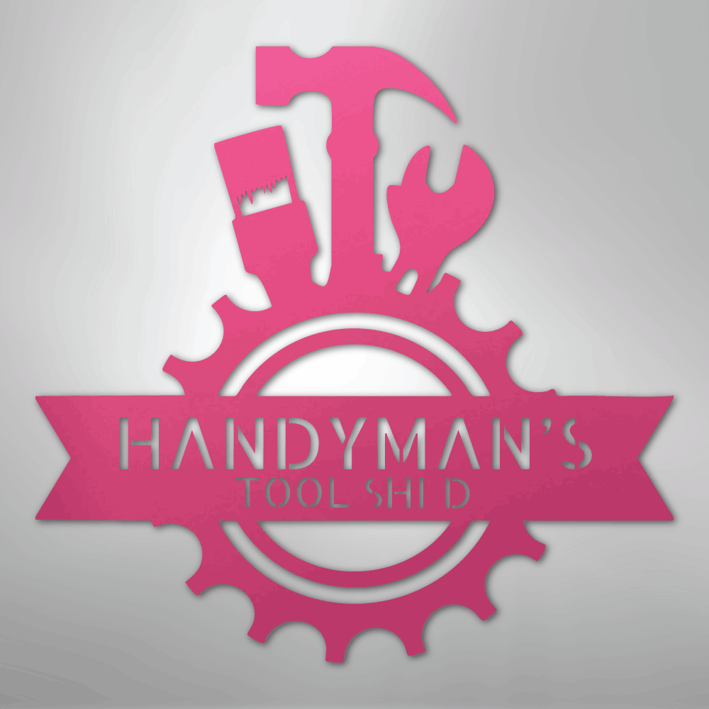 Handyman Shop Personalized Steel Metal Sign Wall ArtCustomly Gifts