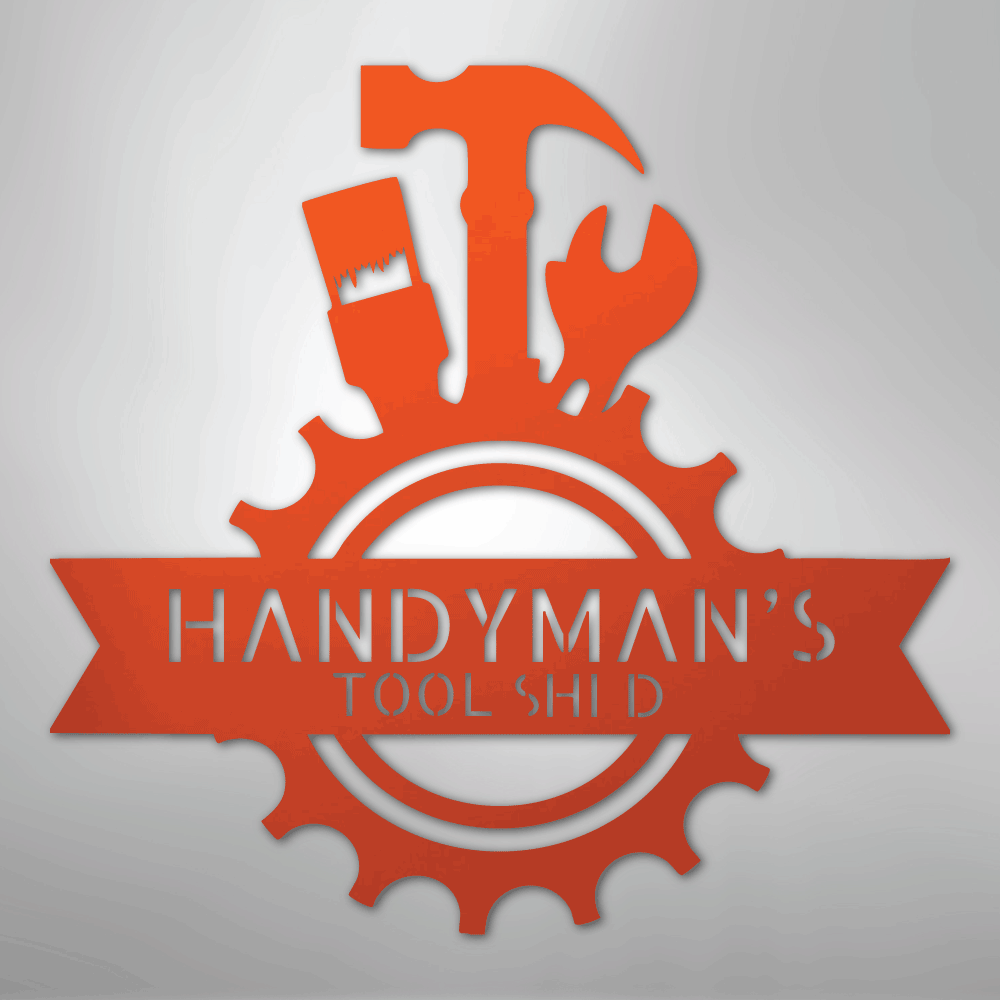 Handyman Shop Personalized Steel Metal Sign Wall ArtCustomly Gifts