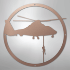 Helicopter Drop - Steel Metal Sign Wall ArtCustomly Gifts