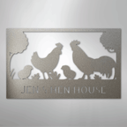 Hen House Personalized Steel Metal Sign Wall ArtCustomly Gifts