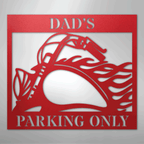 Hog Parking Personalized Steel Metal Sign Wall ArtCustomly Gifts