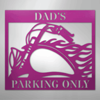 Hog Parking Personalized Steel Metal Sign Wall ArtCustomly Gifts