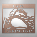Hog Parking Personalized Steel Metal Sign Wall ArtCustomly Gifts